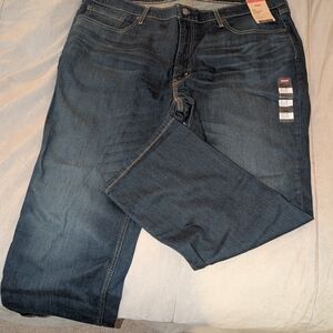Levi's Dark Blue 44×30 Big And Tall Stretch Fit Jeans 541 Athletic Taper